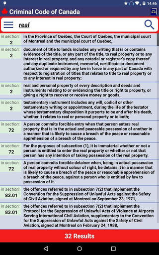 Criminal Code of Canada скриншот 10
