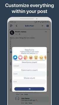 Fake post for Facebook screenshot 7