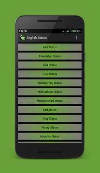 English Status screenshot 1