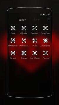 Blood Rose Skull Theme screenshot 3