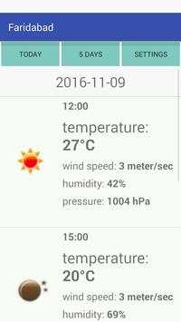 Faridabad Weather screenshot 1