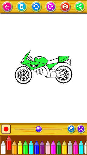 Mewarnai Motor Ninja screenshot 6