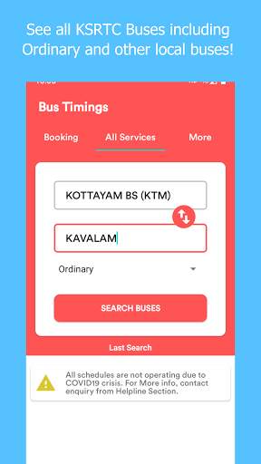 Bus Time - KSRTC Kerala Bus Ti screenshot 5
