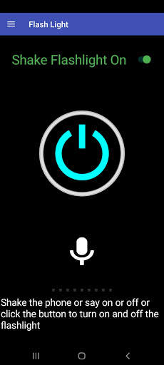 Shake Phone and Voice Controlled Disco Flashlight screenshot 2