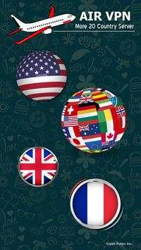 Air VPN - Unlimited Free VPN & Fast VPN Proxy screenshot 3
