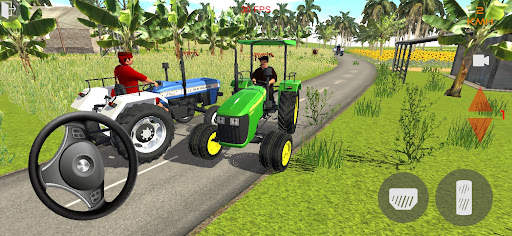 Indian Tractor Driving 3D 1 تصوير الشاشة