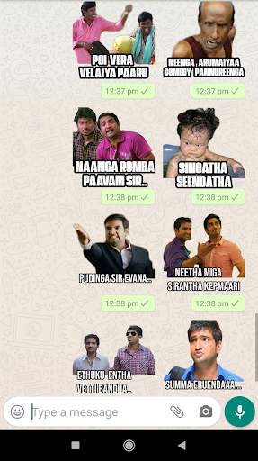 Fun Tamil Sticker for WhatsApp screenshot 4