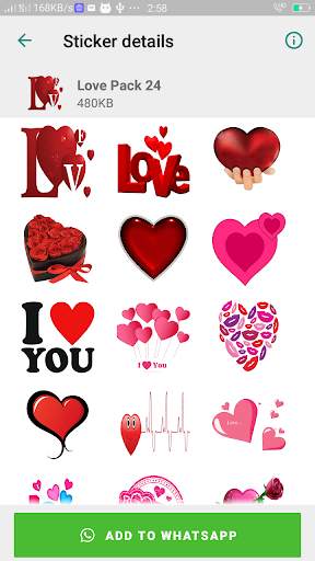 New Love Stickers 2020 - WAStickerApps screenshot 7
