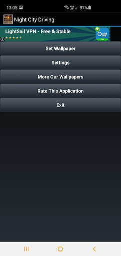 Night City Driving Live Wallpaper screenshot 5