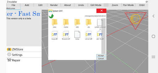 ZModeler for Android screenshot 3