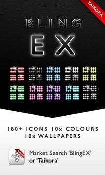 BlackBling GoLauncher EX Theme 3 تصوير الشاشة