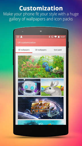 UR 3D Launcher—Customize Phone screenshot 1