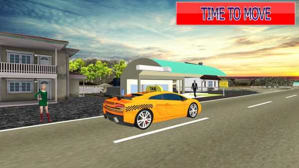 City Taxi Cab Driving 3D screenshot 3