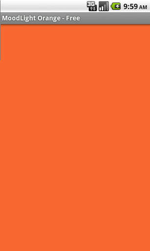 MoodLight Orange - Free screenshot 1