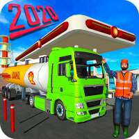 Big Oil Tanker Truck US Oil Tanker Driving Sim logo