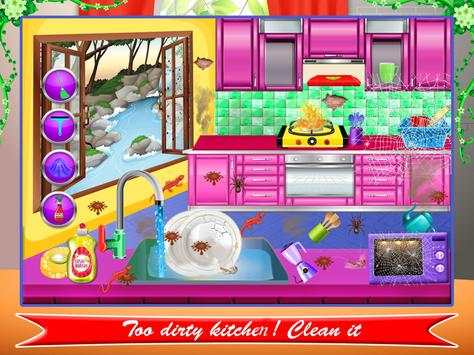 High School Girls Cleaning House Games screenshot 4