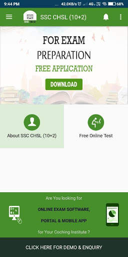 SSC CHSL Free Mock Test In Hindi And English screenshot 1