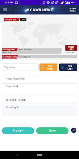 My Own News screenshot 2