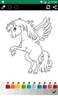 Unicorn Coloring screenshot 2