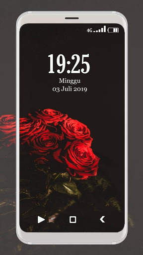 Black Flowers Wallpaper screenshot 9