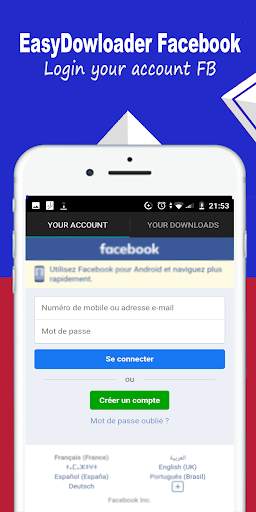 EasyDownloader For Facebook 2020 screenshot 2