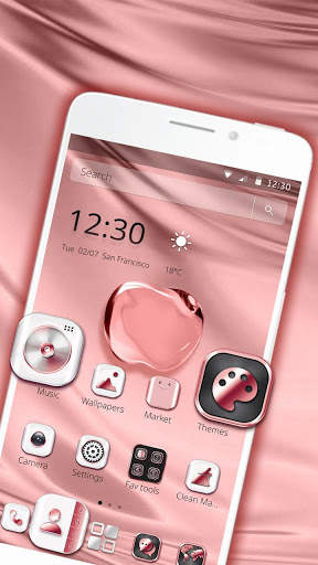 Pink Apple Crystal Theme screenshot 3