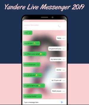 Yandere Simulator Live Messenger 2019 screenshot 5