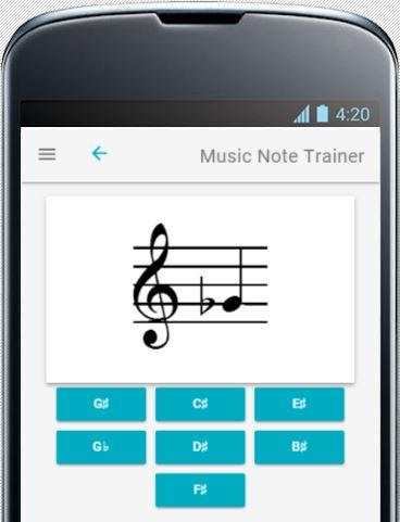 Music Note Trainer Lite screenshot 2