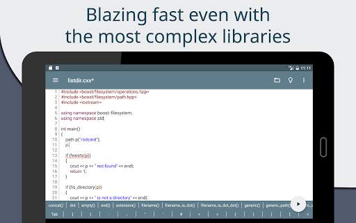Cxxdroid - C/C   compiler IDE screenshot 15