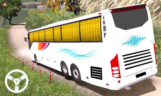 Game Mengemudi Bus Pelatih Nyata: Simulasi Bus screenshot 3