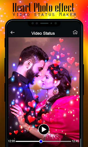 Heart Effect on Photo Video Status Maker screenshot 3
