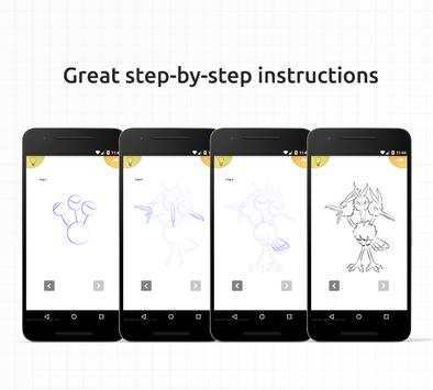 How to draw Pokemons screenshot 3