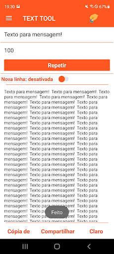 Repetidor de texto screenshot 2