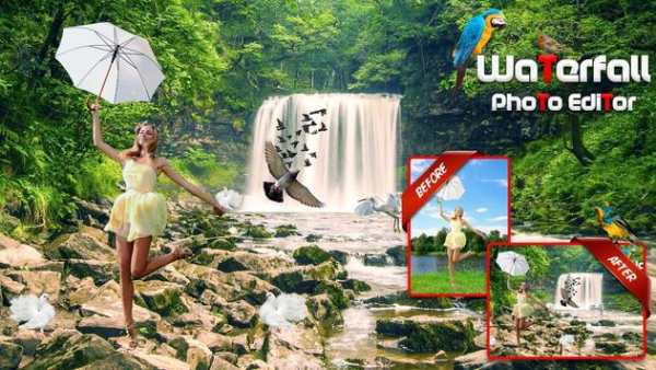 Waterfall Photo Editor - Waterfall Photo Frame 7 تصوير الشاشة