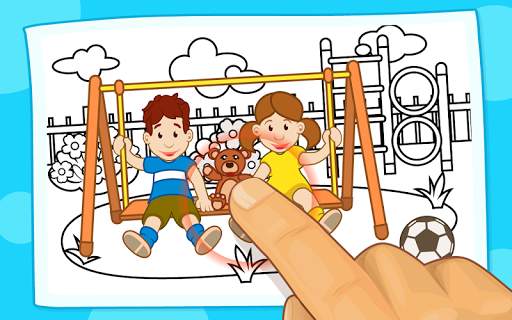 Kids Tap and Color (Lite) screenshot 1