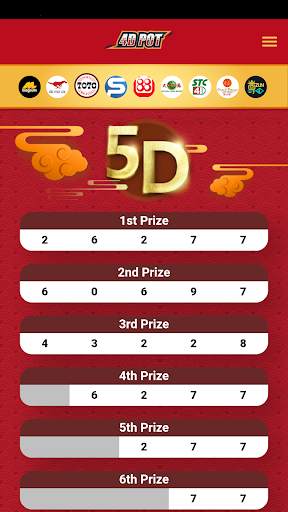 4D POT - 4D Live Result 4DPOT.COM 3D 5D 6D screenshot 2