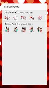 WAStickerApps - Love Stickers Pack for Whatsapp screenshot 5
