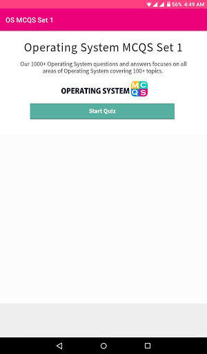 Operating System MCQS скриншот 9