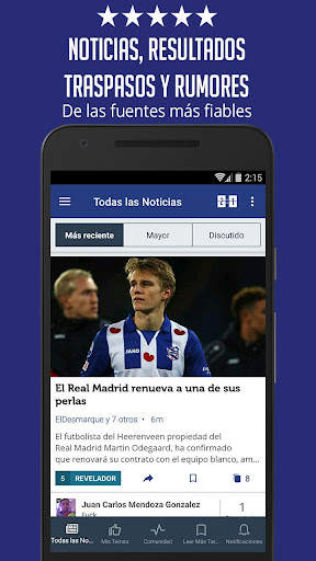 News No oficiales Real Madrid screenshot 1
