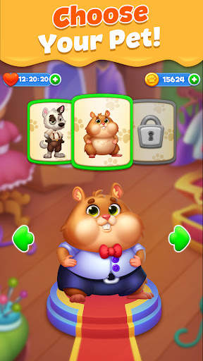 Pet Candy Puzzle-Match 3 games screenshot 24