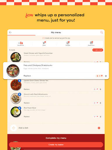 Jow - easy recipes & groceries screenshot 9