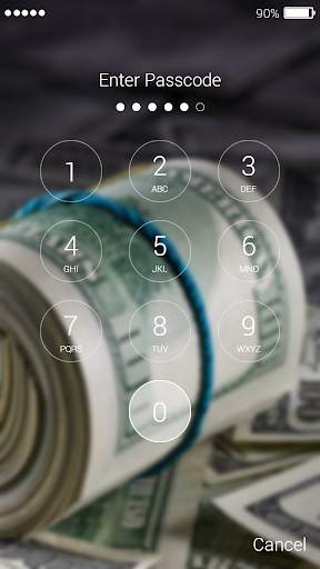 Dollars Lock Screen 2 تصوير الشاشة