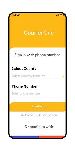 CourierOne - Template screenshot 1