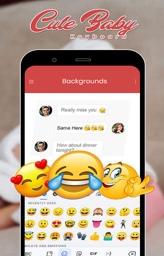 Cute Baby Photo Keyboard screenshot 14
