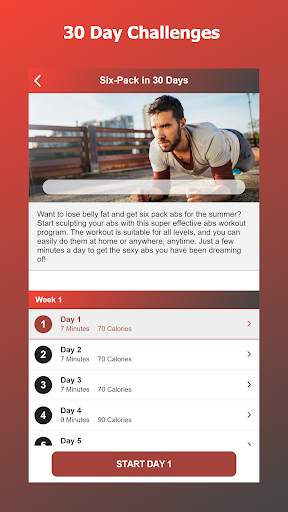 Home Workouts For Men - Muscle Building Workouts screenshot 5