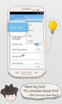 ONE Browser screenshot 1