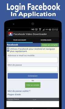 Video Downloader for Facebook screenshot 1