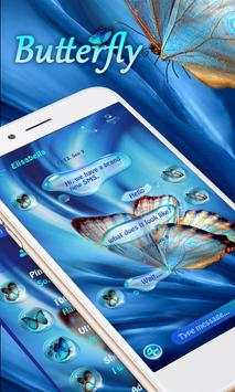 GO SMS BUTTERFLY THEME screenshot 1