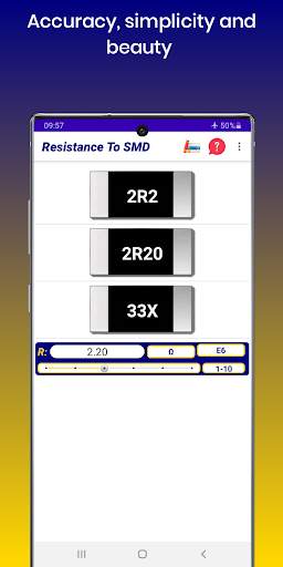 Resistor Color Code Calculator: SMD Code, Package 4 تصوير الشاشة