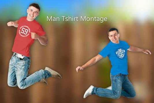 Man Tshirt Montage PhotoEditor screenshot 2